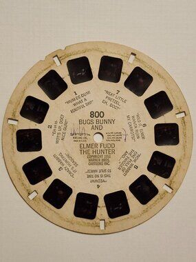 VINTAGE Bugs Bunny and Elmer Fudd The Hunter View Master Reel 800